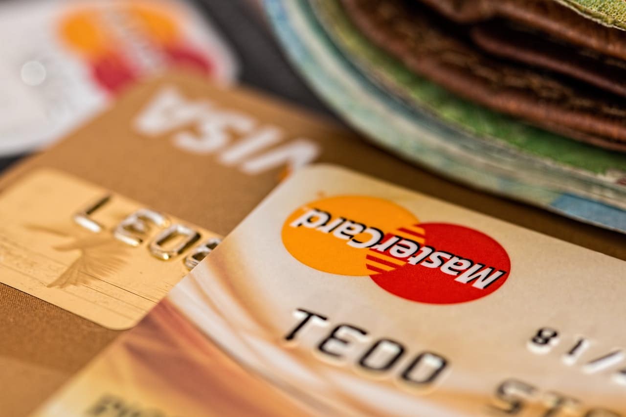 Credit cards representing how to prevent identity theft