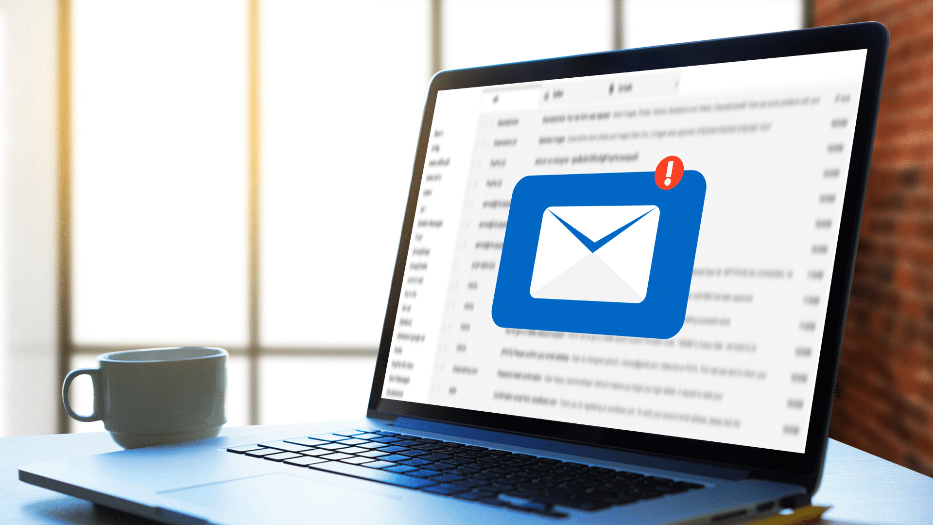 An image of a laptop computer with some digital mail from the CRA